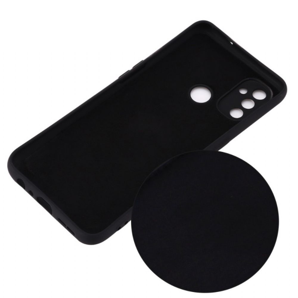 Handyhülle Für OnePlus Nord N100 Flüssigsilikon Mit Lanyard
