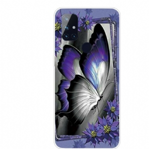 Handyhülle Für OnePlus Nord N100 Königlicher Schmetterling