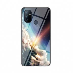 Handyhülle Für OnePlus Nord N100 Sternenhimmel Aus Gehärtetem Glas