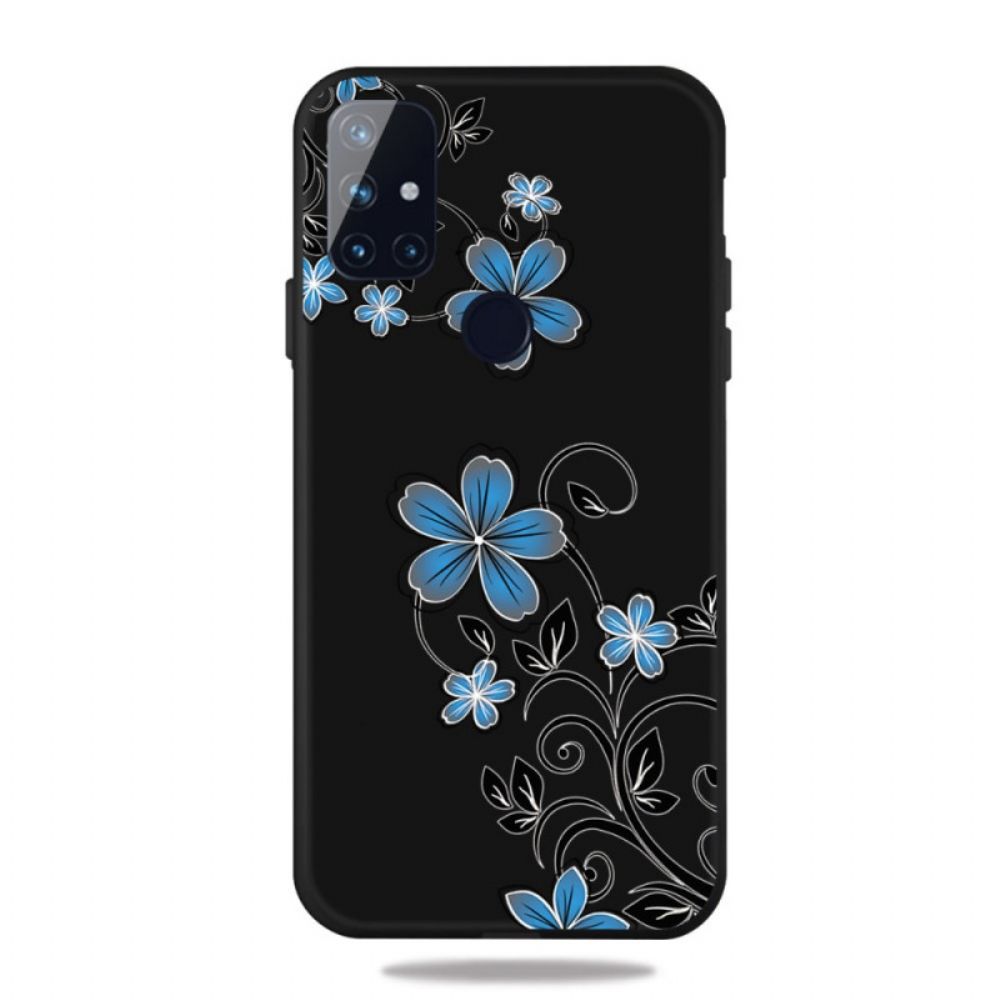Hülle Für OnePlus Nord N100 Blaue Blumen