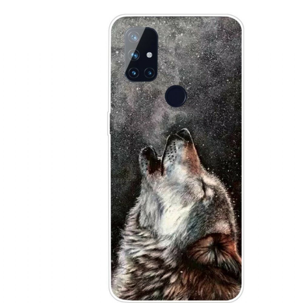 Hülle Für OnePlus Nord N100 Erhabener Wolf