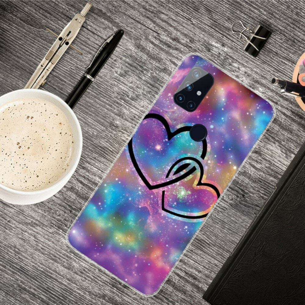 Hülle Für OnePlus Nord N100 Gekettete Herzen
