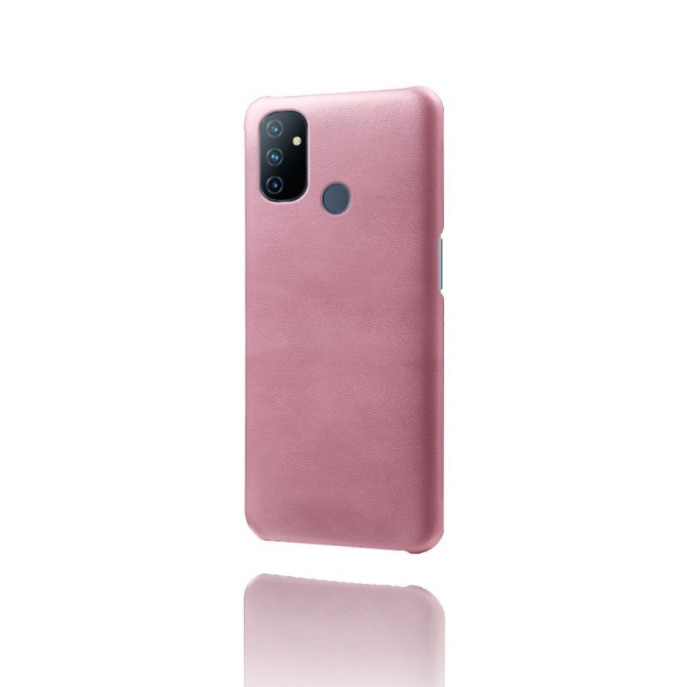 Hülle Für OnePlus Nord N100 Ledereffekt