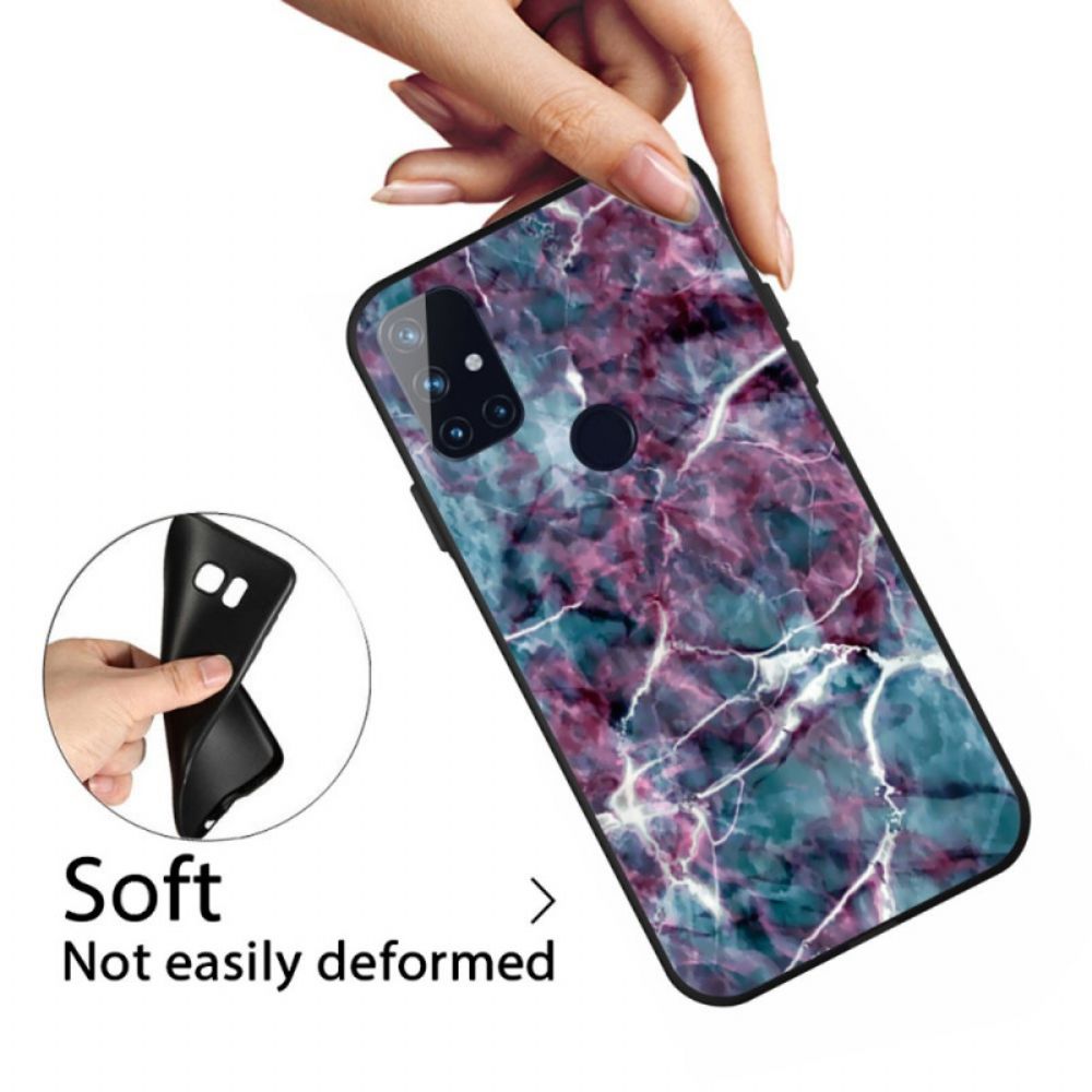 Hülle Für OnePlus Nord N100 Lila Marmor