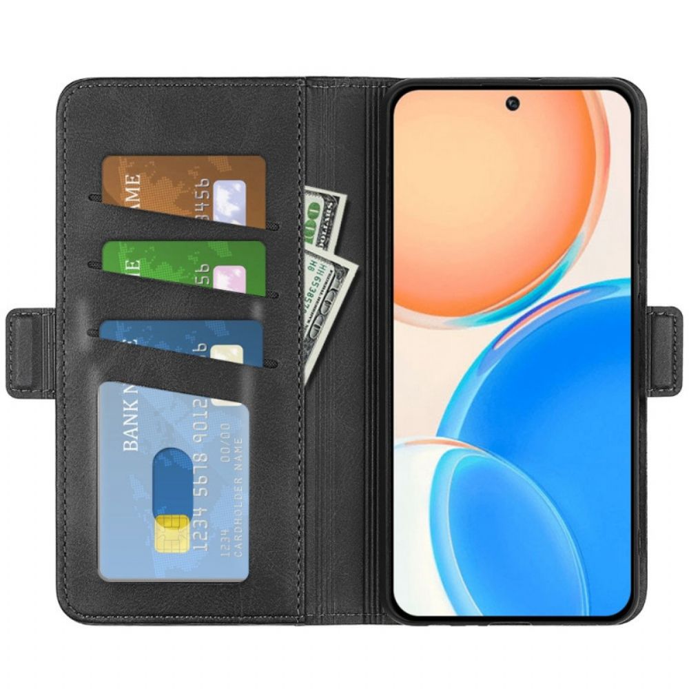 Flip Case Für Honor X8 Flip Case Doppelklappe