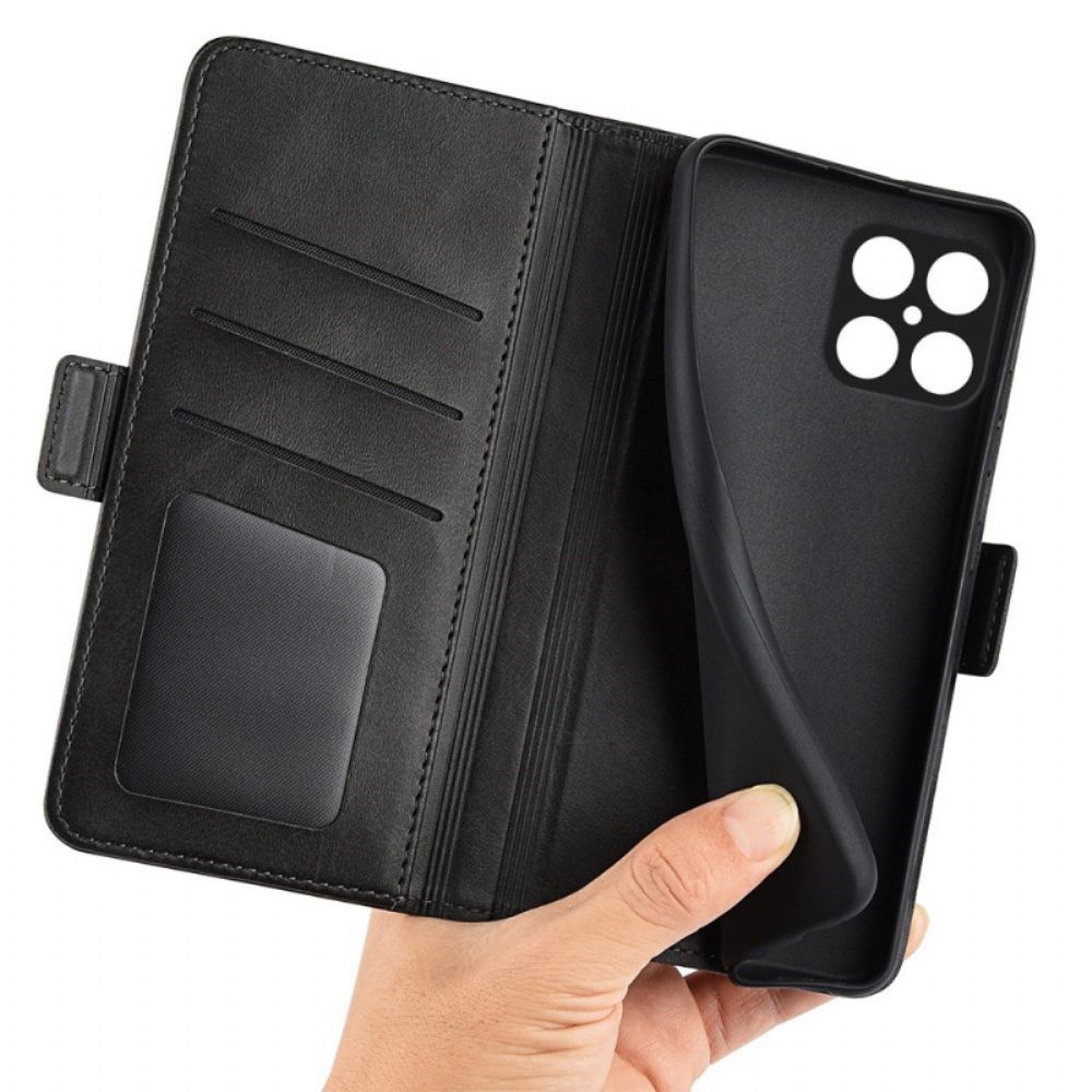 Flip Case Für Honor X8 Flip Case Doppelklappe