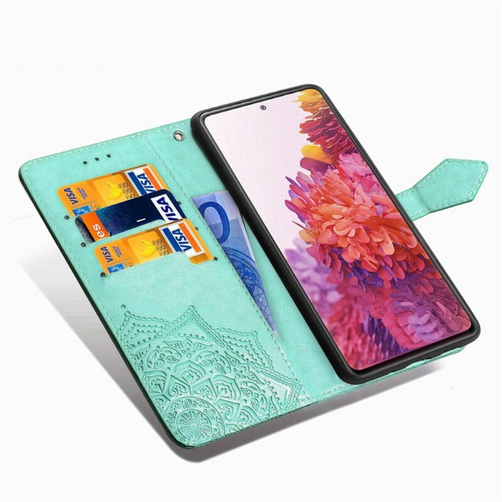 Flip Case Für Samsung Galaxy S20 FE Mandala Aus Dem Mittelalter