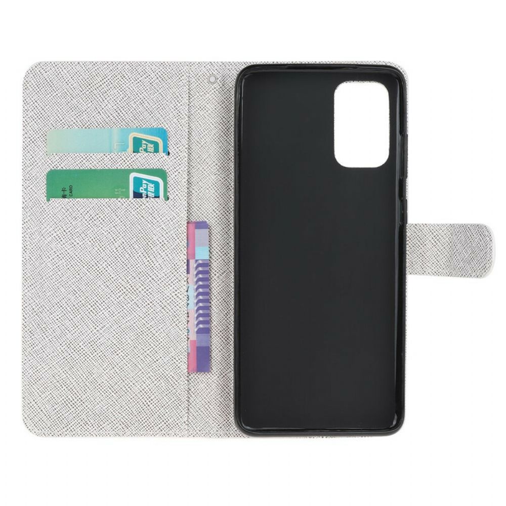 Flip Case Für Samsung Galaxy S20 FE Mit Kordel Tangafeder