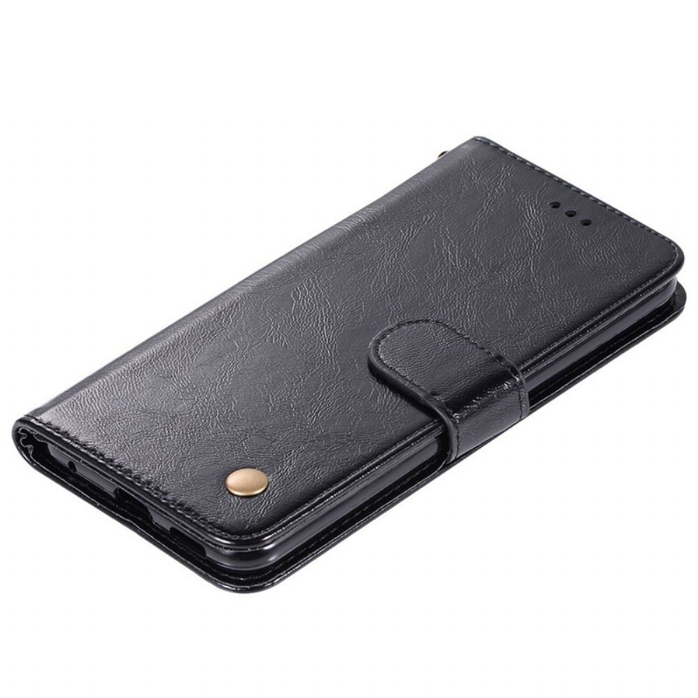 Flip Case Für Samsung Galaxy S20 FE Mit Kordel Vintage Kunstlederband