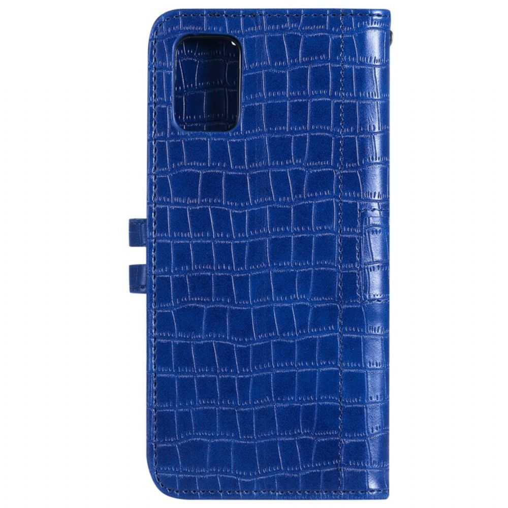 Flip Case Für Samsung Galaxy S20 FE Vollständig Krokodil