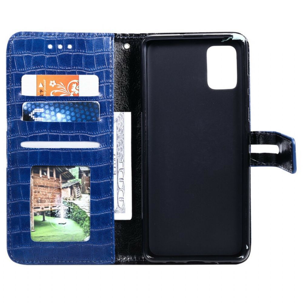 Flip Case Für Samsung Galaxy S20 FE Vollständig Krokodil