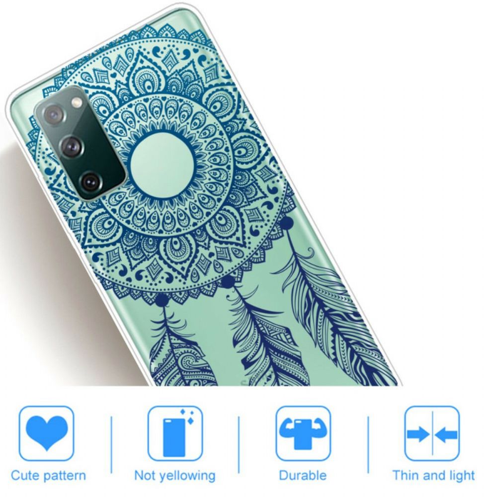 Handyhülle Für Samsung Galaxy S20 FE Einzelnes Blumen-mandala