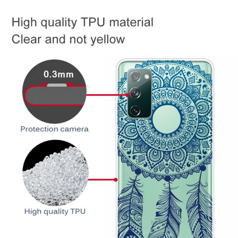 Handyhülle Für Samsung Galaxy S20 FE Einzelnes Blumen-mandala