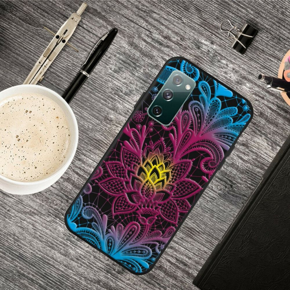 Handyhülle Für Samsung Galaxy S20 FE Intensiv Blumig