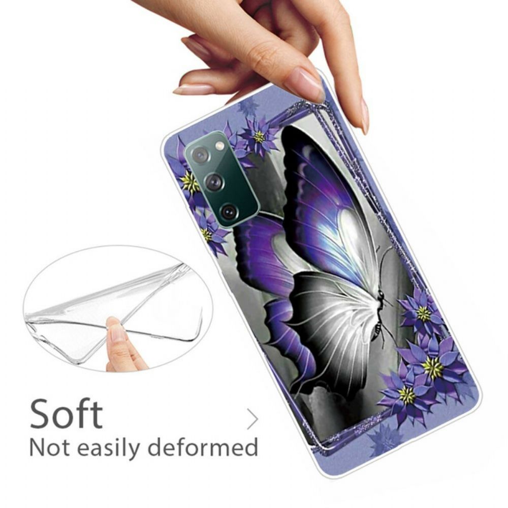 Handyhülle Für Samsung Galaxy S20 FE Schmetterlinge Schmetterlinge