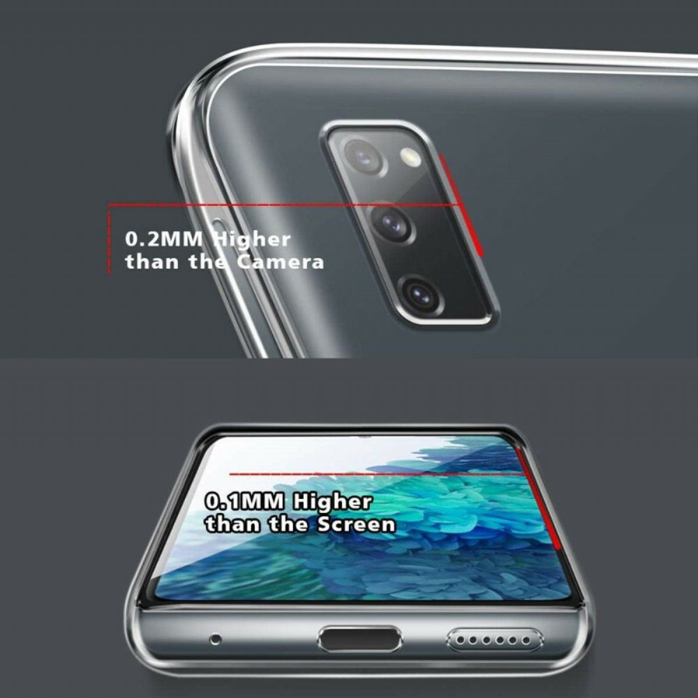 Handyhülle Für Samsung Galaxy S20 FE Transparente Verstärkte Ecken