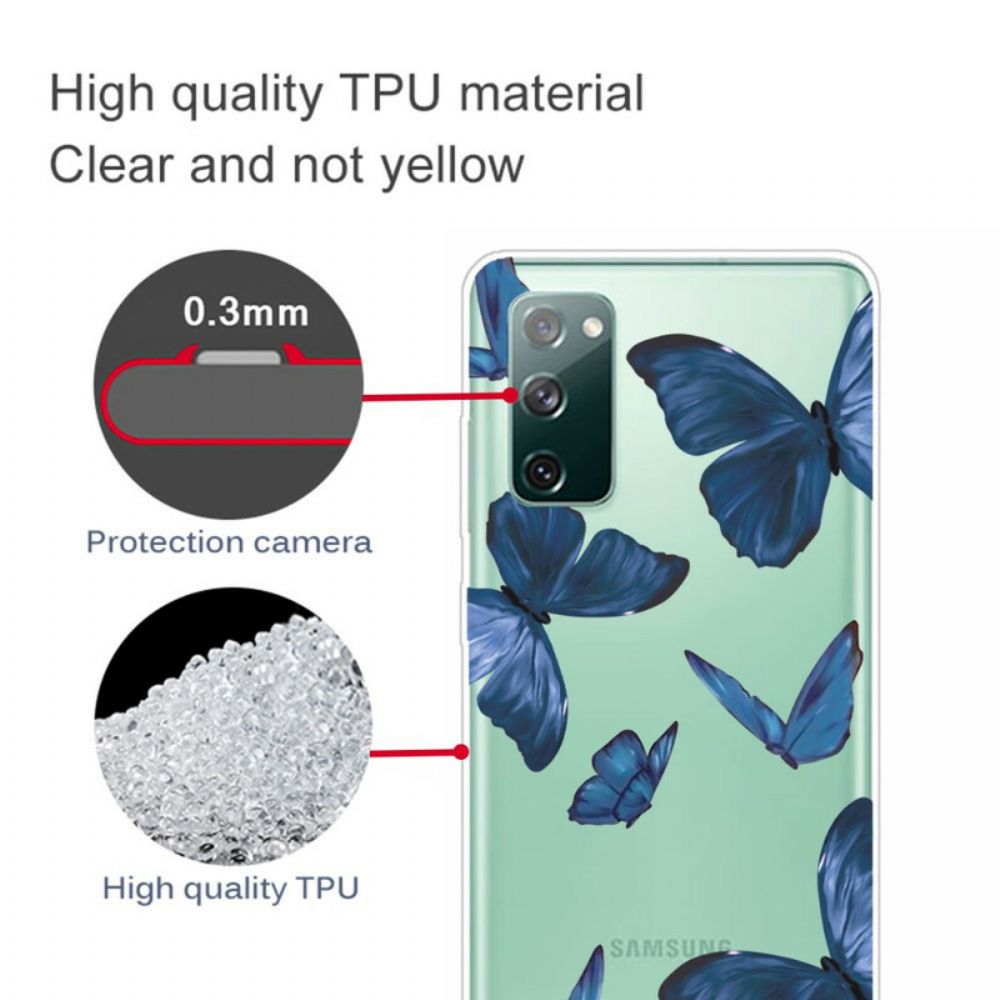Handyhülle Für Samsung Galaxy S20 FE Wilde Schmetterlinge