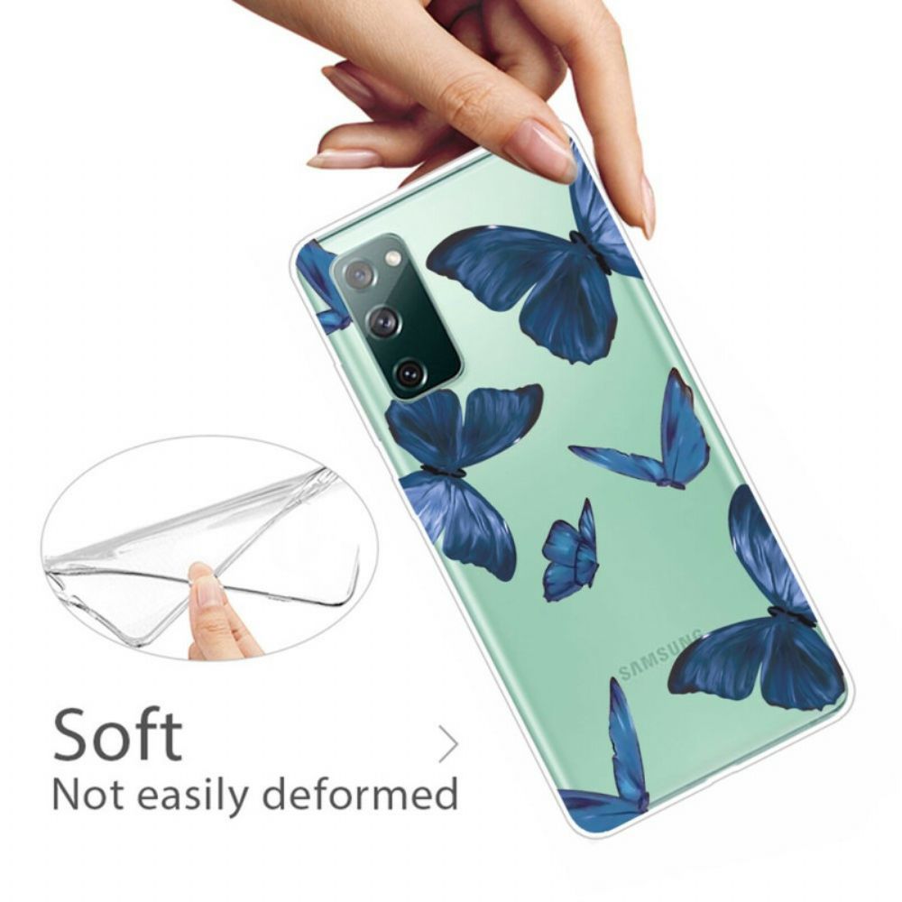 Handyhülle Für Samsung Galaxy S20 FE Wilde Schmetterlinge