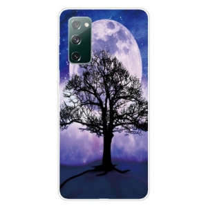 Hülle Für Samsung Galaxy S20 FE Baum Und Mond