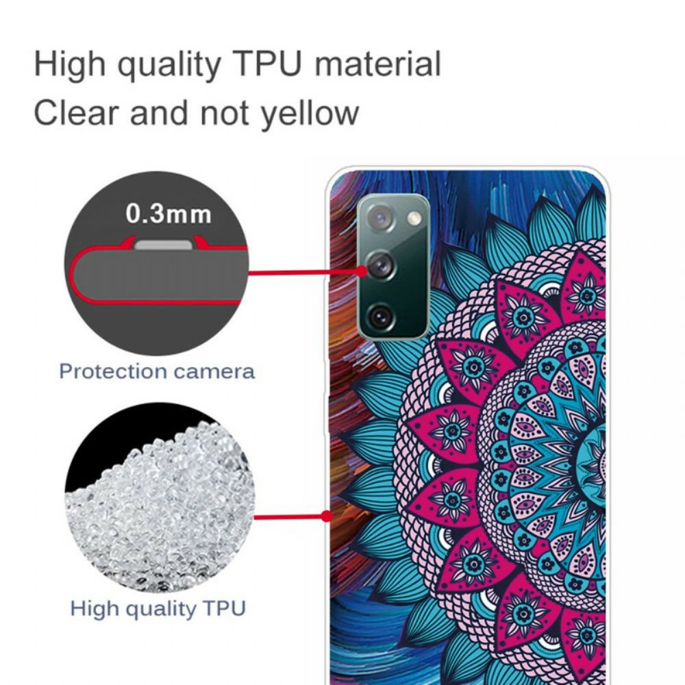 Hülle Für Samsung Galaxy S20 FE Buntes Mandala