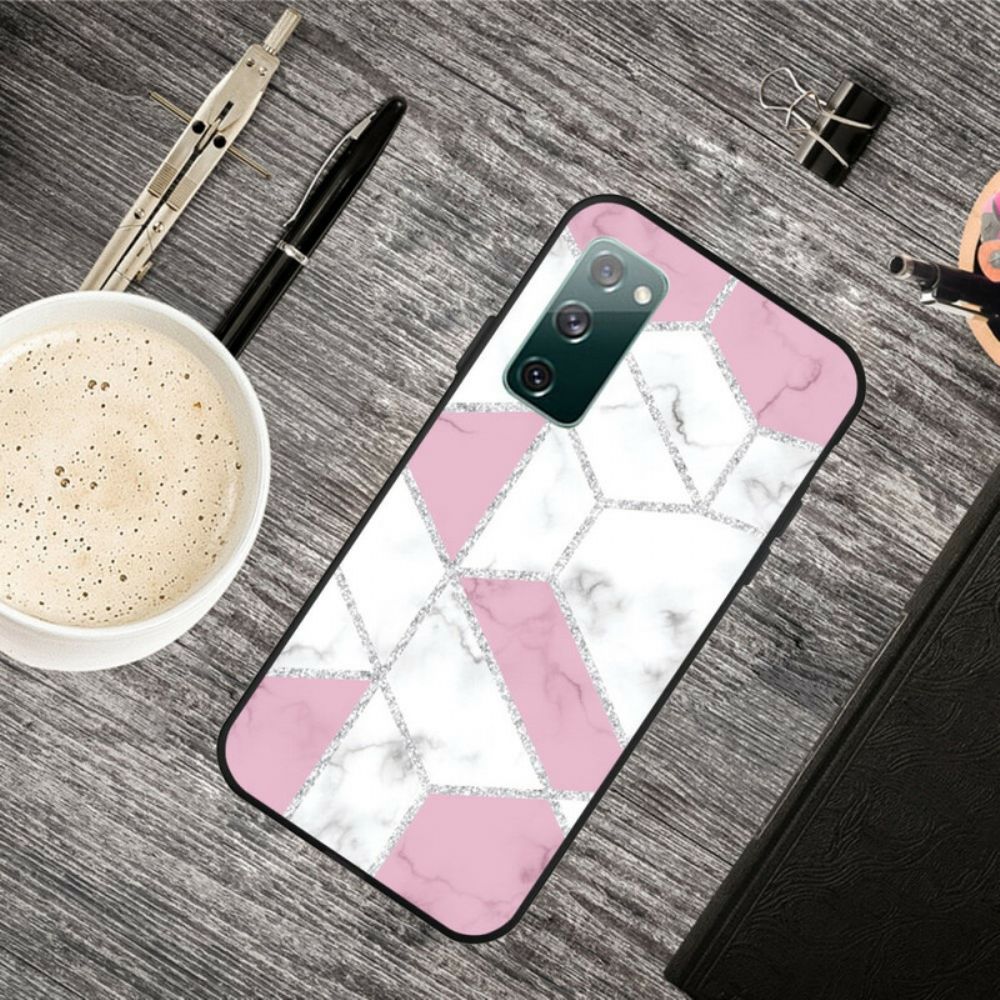 Hülle Für Samsung Galaxy S20 FE Glitzermarmor