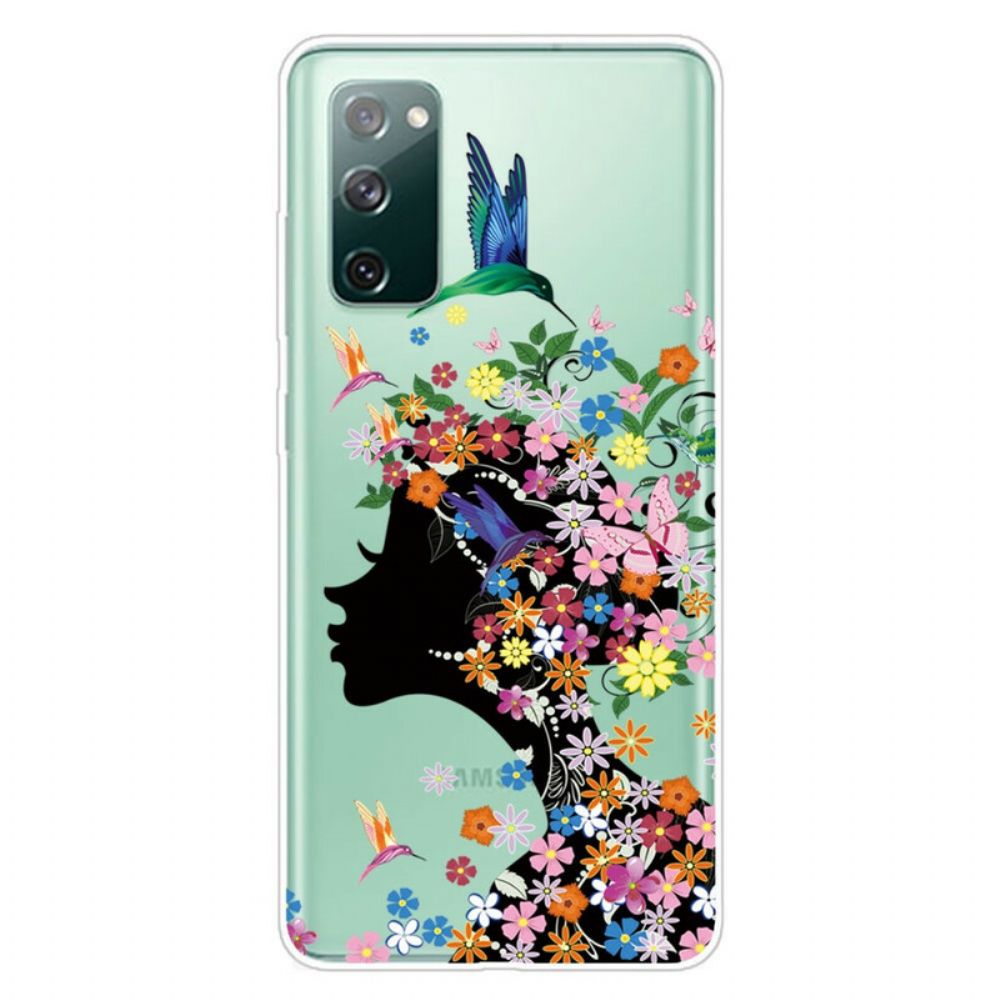 Hülle Für Samsung Galaxy S20 FE Hübscher Blütenkopf