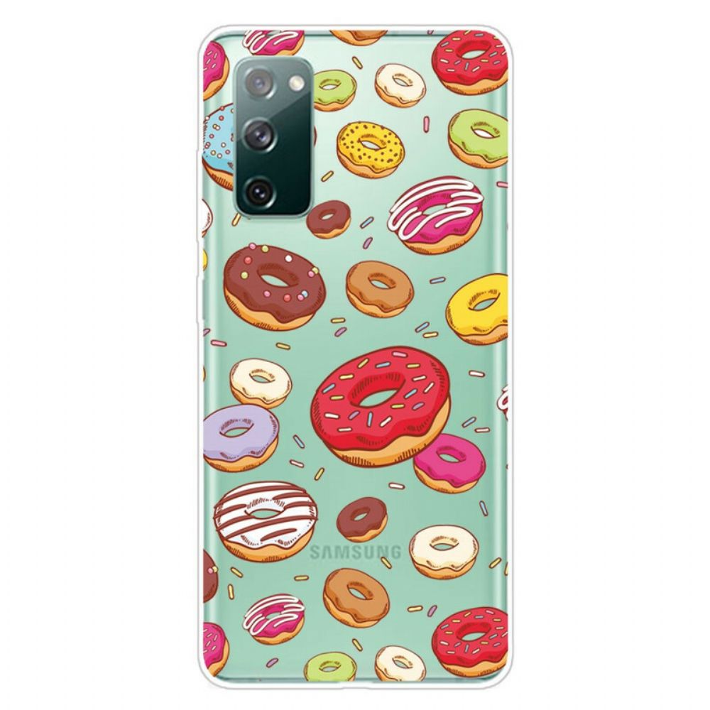 Hülle Für Samsung Galaxy S20 FE Liebe Donuts