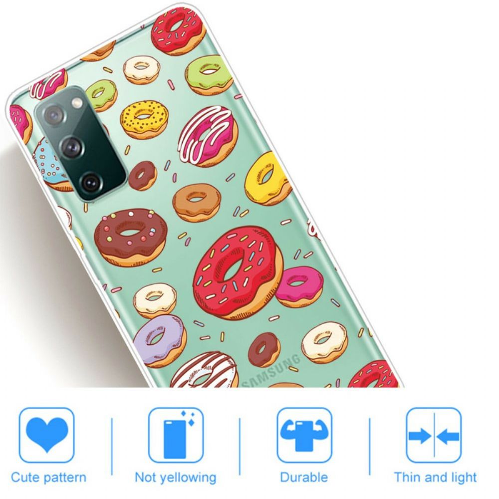 Hülle Für Samsung Galaxy S20 FE Liebe Donuts