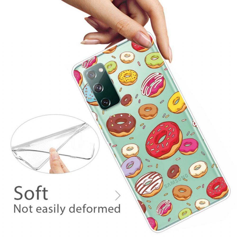 Hülle Für Samsung Galaxy S20 FE Liebe Donuts