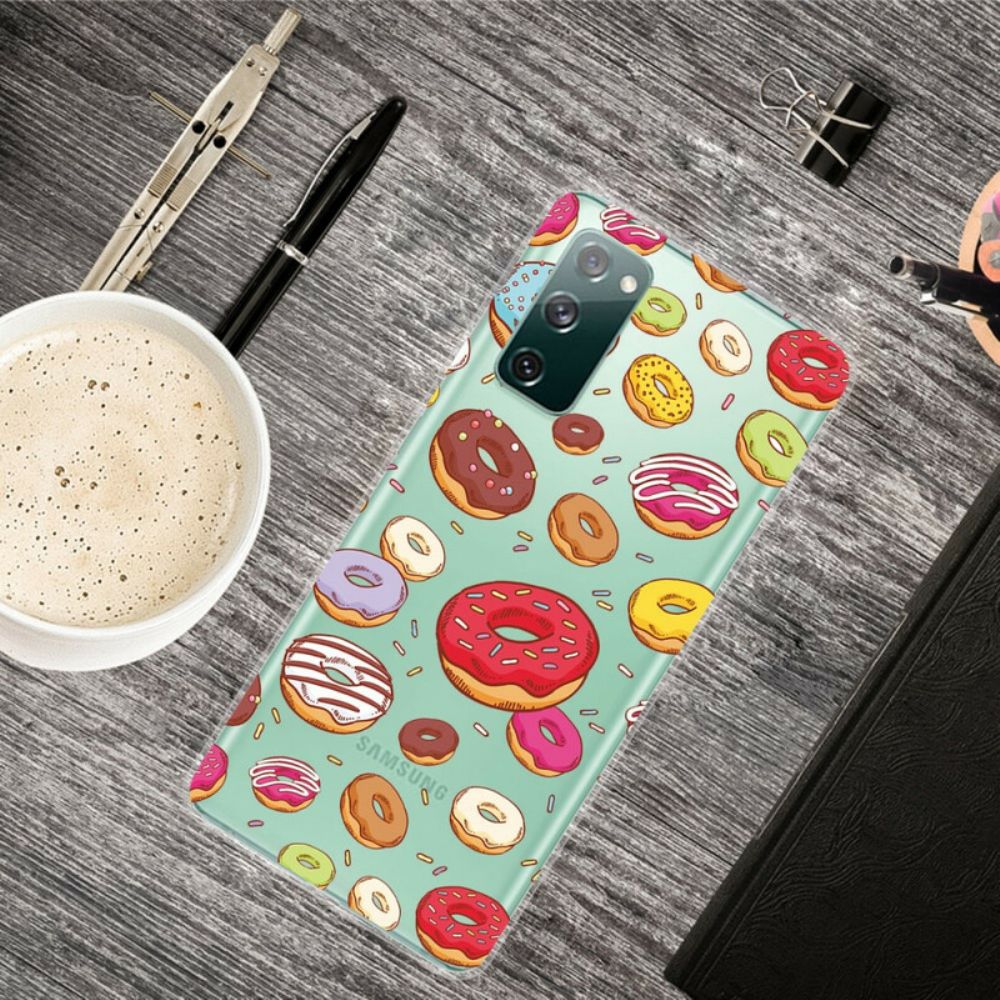 Hülle Für Samsung Galaxy S20 FE Liebe Donuts