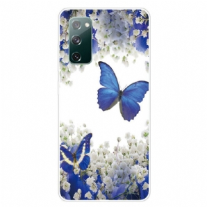 Hülle Für Samsung Galaxy S20 FE Schmetterlings-design
