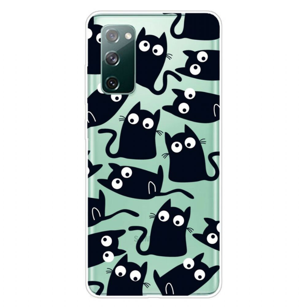 Hülle Für Samsung Galaxy S20 FE Schwarze Mäuse