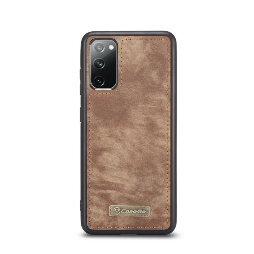 Hülle Lederhüllen Für Samsung Galaxy S20 FE Caseme Abnehmbar