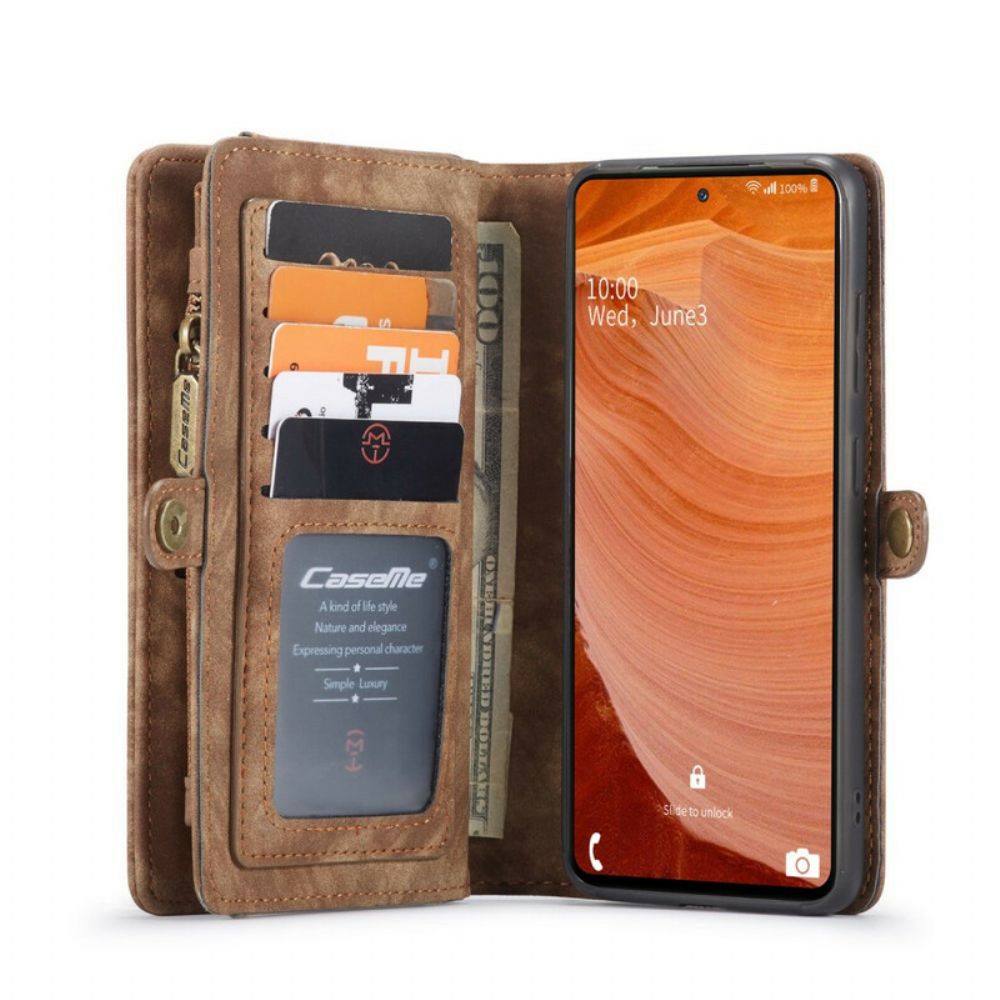 Hülle Lederhüllen Für Samsung Galaxy S20 FE Caseme Abnehmbar