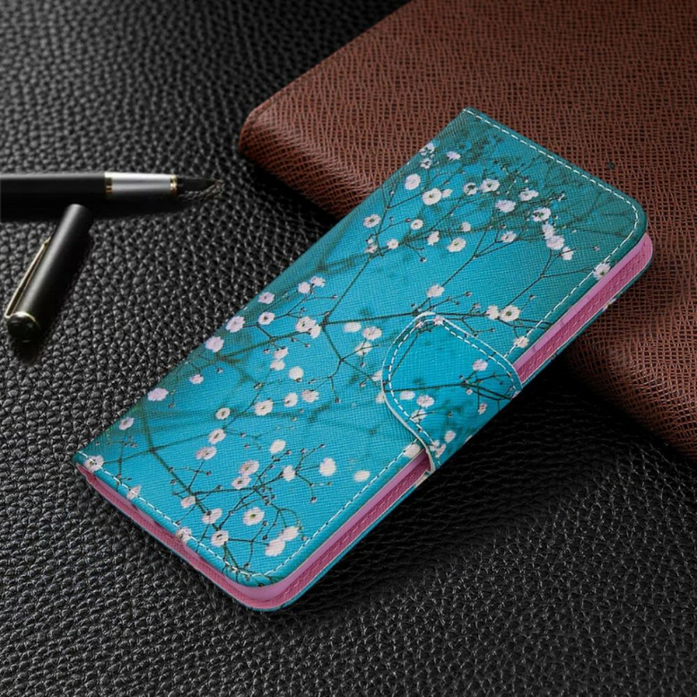 Lederhüllen Für Samsung Galaxy S20 FE Blühender Baum