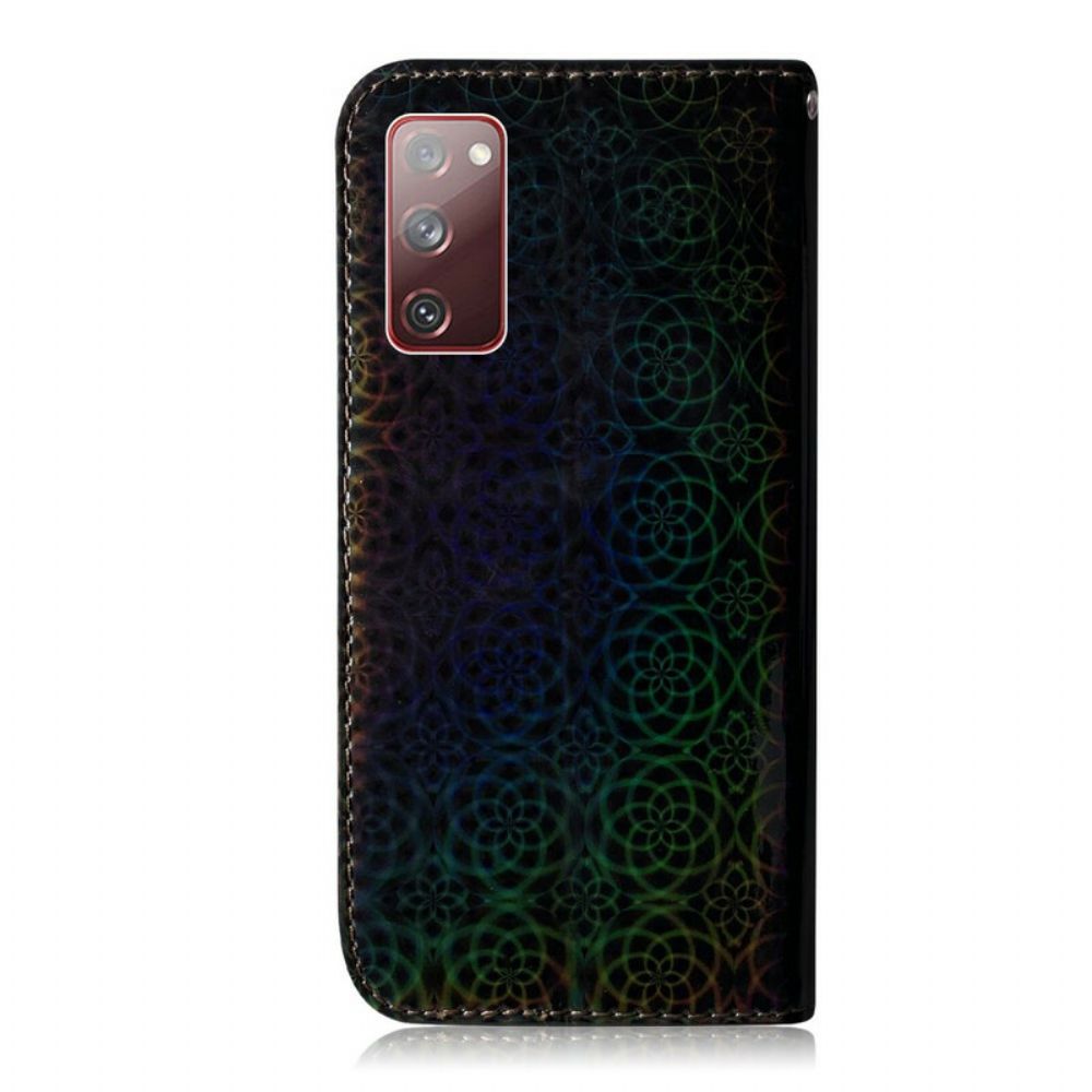 Lederhüllen Für Samsung Galaxy S20 FE Reine Farbe