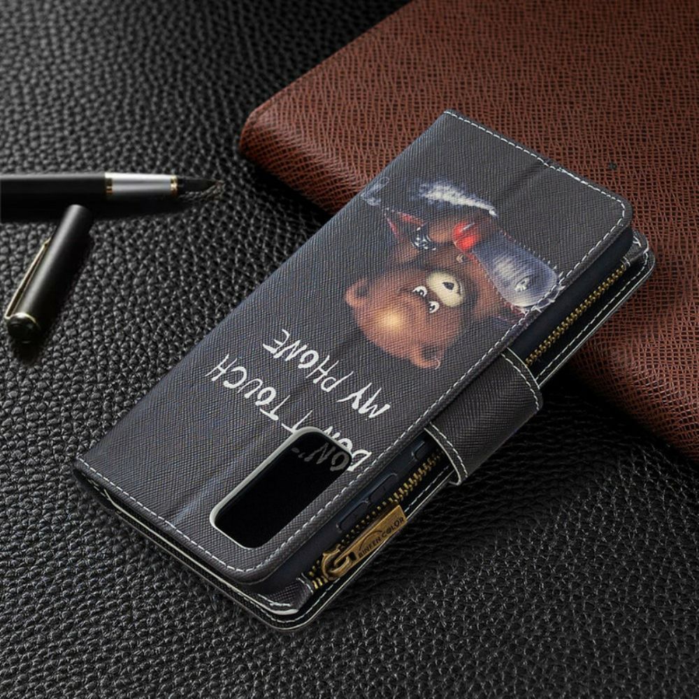 Lederhüllen Für Samsung Galaxy S20 FE Tasche Mit Reißverschluss