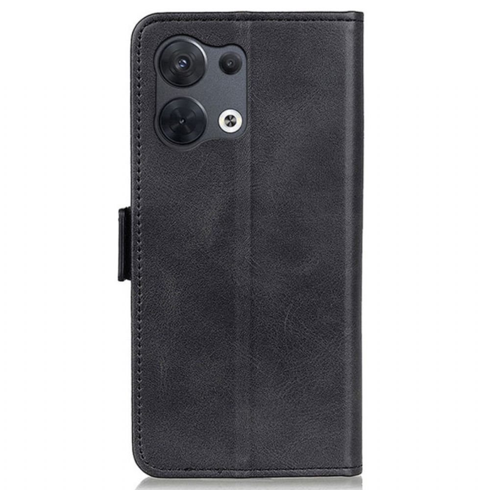 Flip Case Für Oppo Reno 8 Pro Doppelverschluss