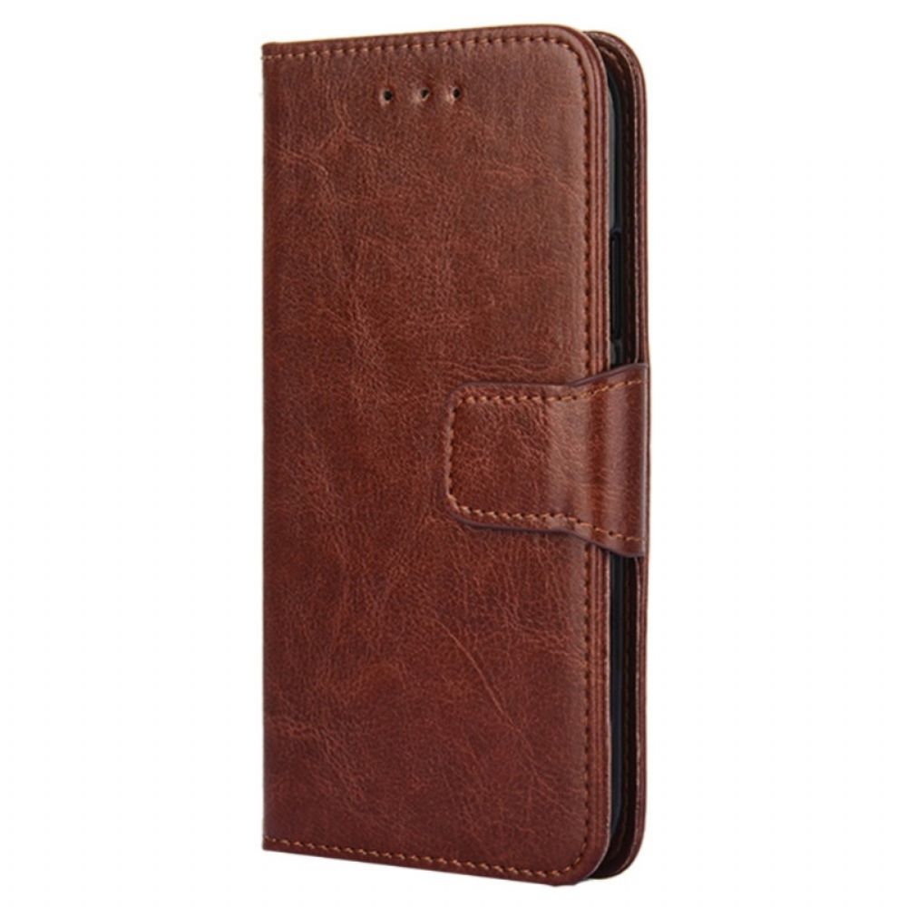 Flip Case Für Oppo Reno 8 Pro Retro Kunstleder