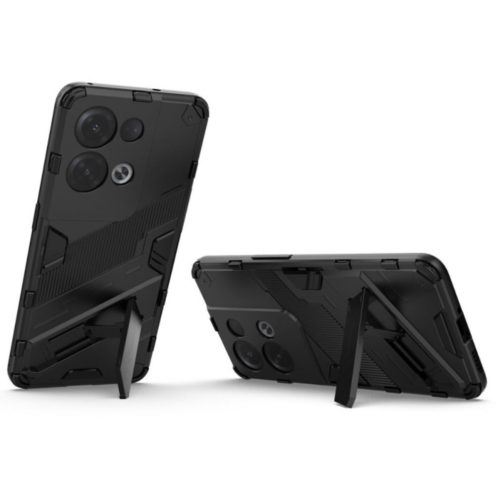 Hülle Für Oppo Reno 8 Pro Freihändiger Abnehmbarer Ständer Mit Zwei Positionen