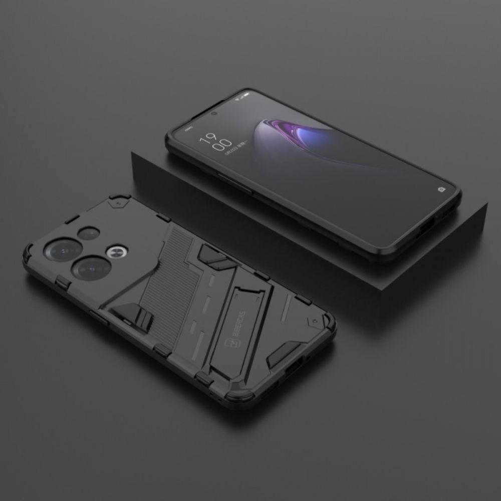 Hülle Für Oppo Reno 8 Pro Freihändiger Abnehmbarer Ständer Mit Zwei Positionen
