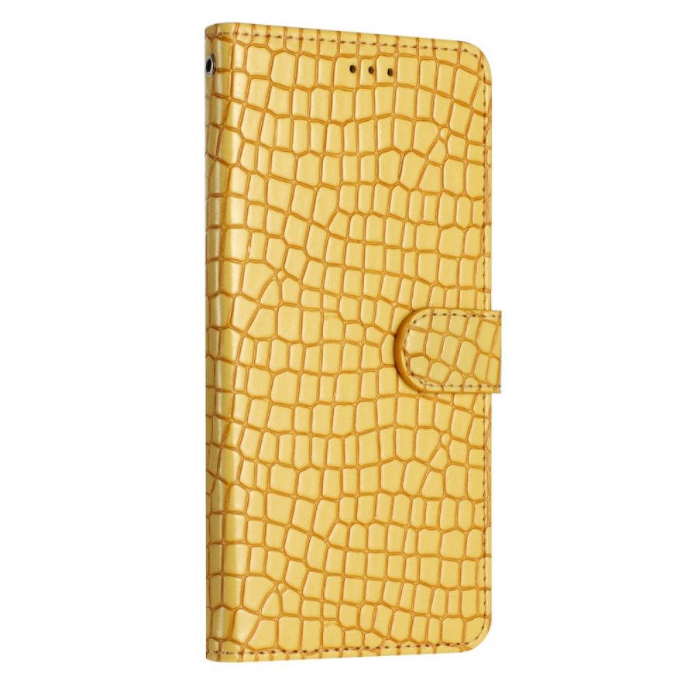 Lederhüllen Für Oppo A98 5g Krokodil Mit Schlüsselband