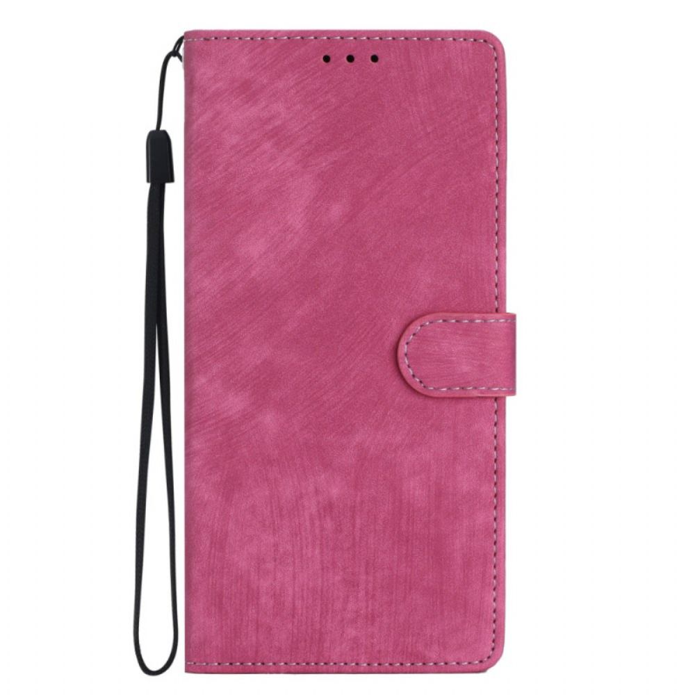 Lederhüllen Oppo A98 5g Wildleder-effekt Mit Riemen