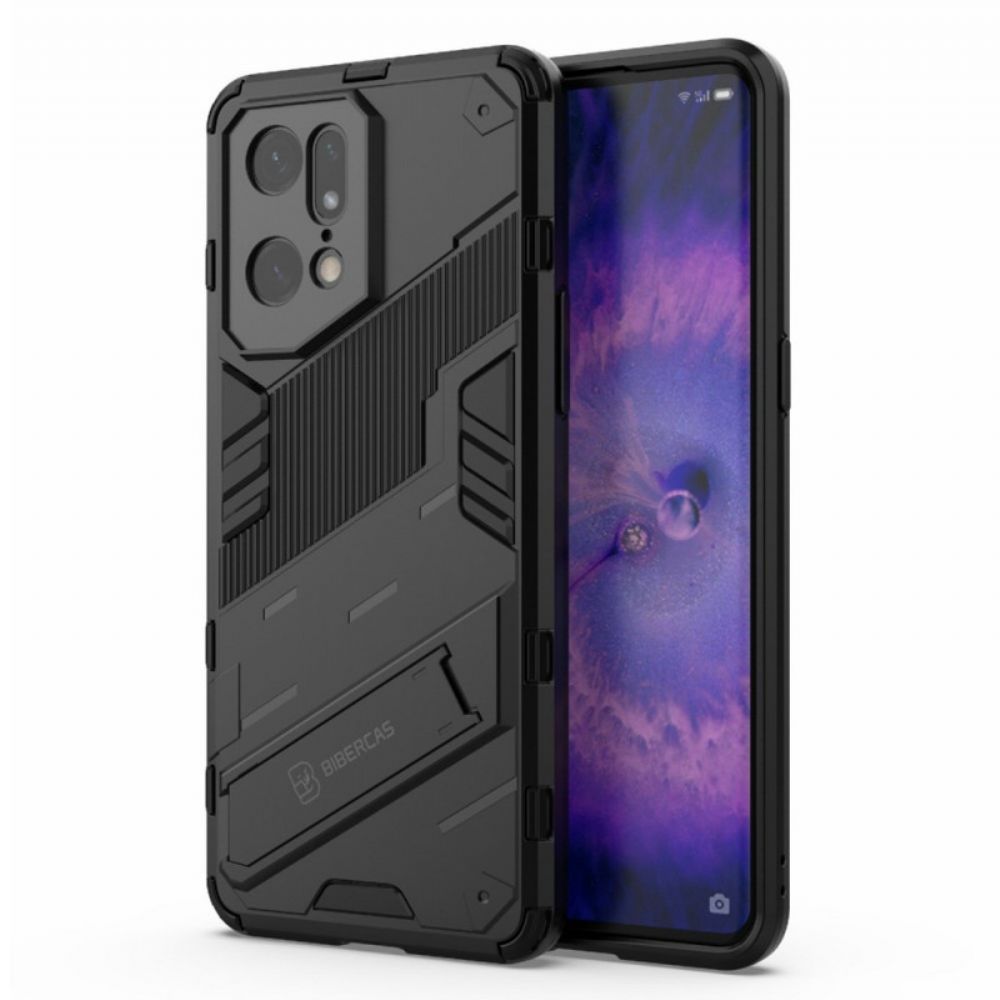 Hülle Für Oppo Find X5 Pro Freihändiger Abnehmbarer Ständer Mit Zwei Positionen