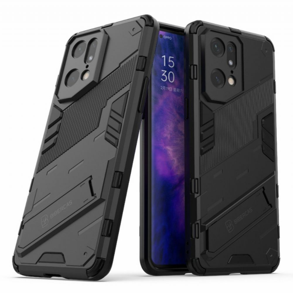 Hülle Für Oppo Find X5 Pro Freihändiger Abnehmbarer Ständer Mit Zwei Positionen
