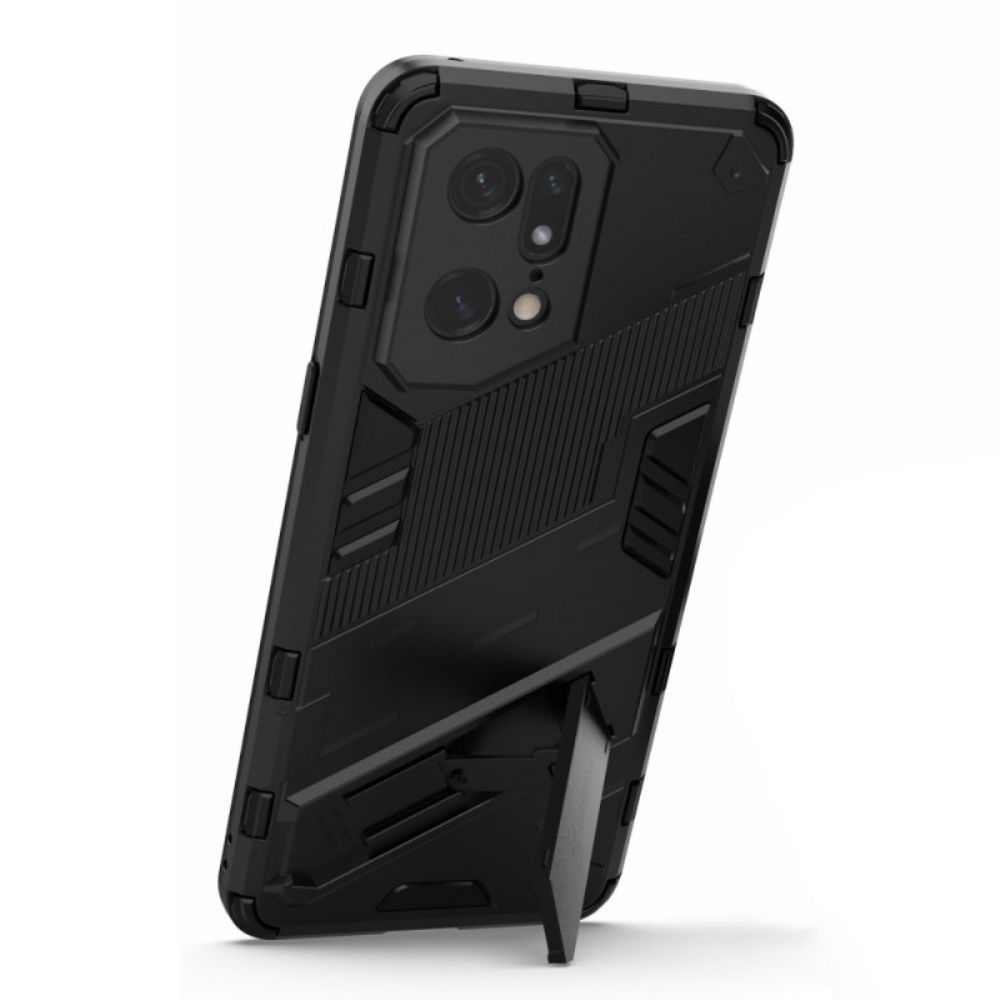 Hülle Für Oppo Find X5 Pro Freihändiger Abnehmbarer Ständer Mit Zwei Positionen