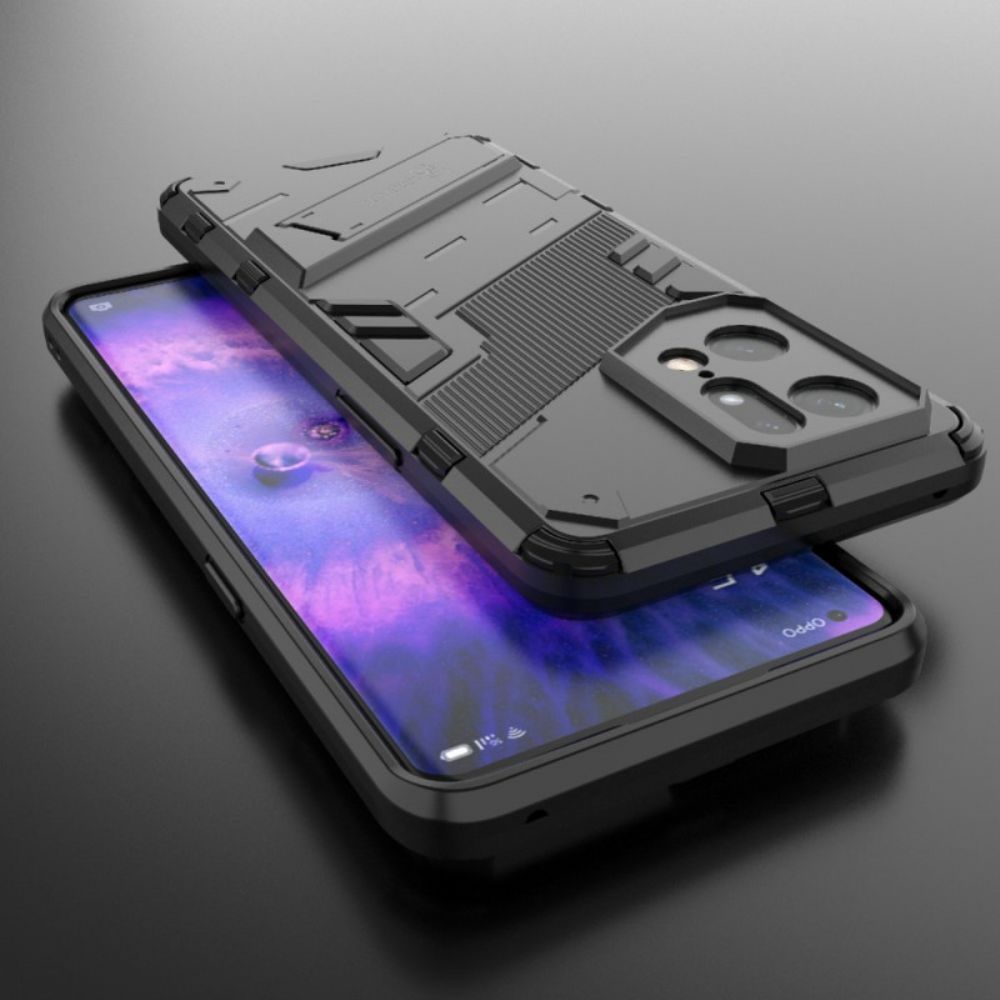 Hülle Für Oppo Find X5 Pro Freihändiger Abnehmbarer Ständer Mit Zwei Positionen