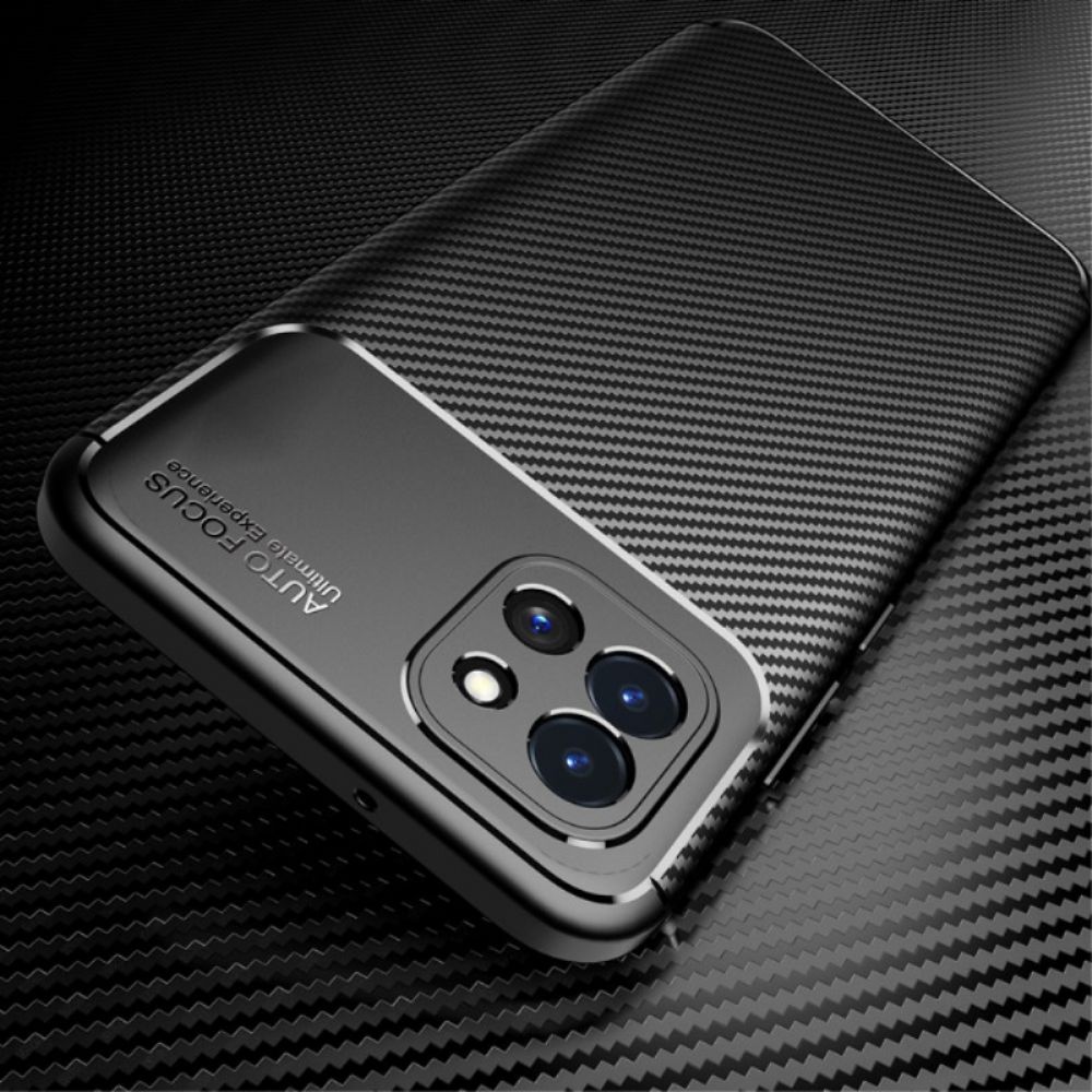 Hülle Für Samsung Galaxy A03 Flexible Kohlefasertextur
