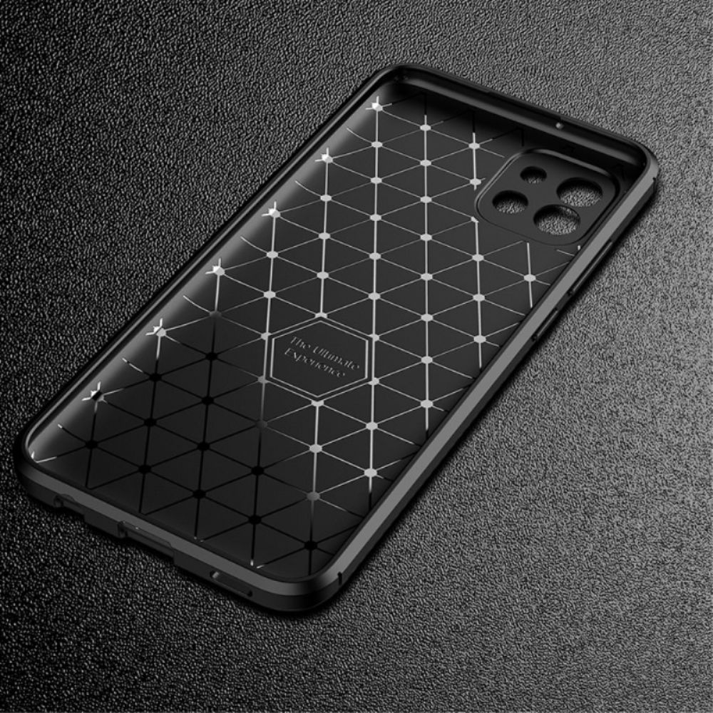 Hülle Für Samsung Galaxy A03 Flexible Kohlefasertextur