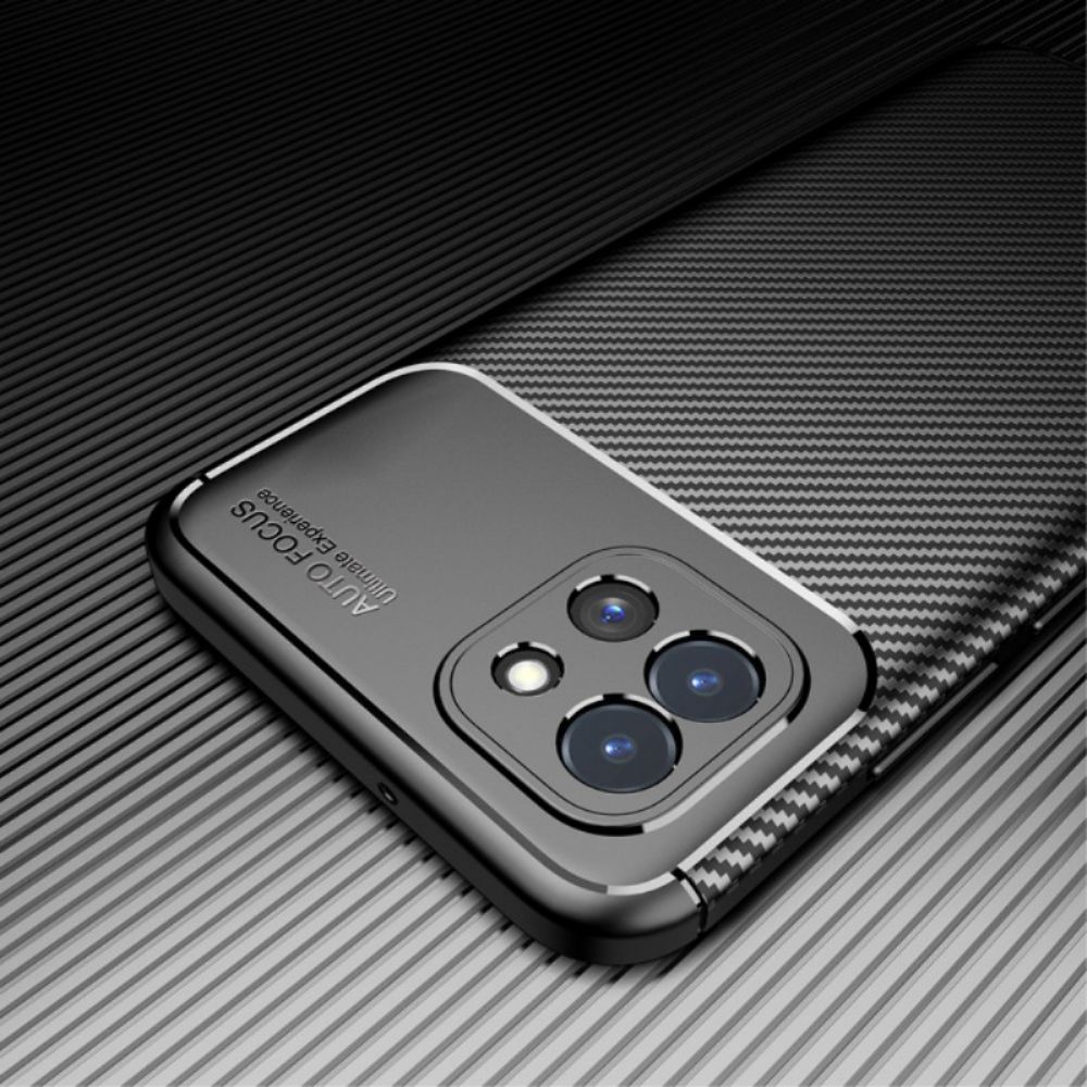 Hülle Für Samsung Galaxy A03 Flexible Kohlefasertextur